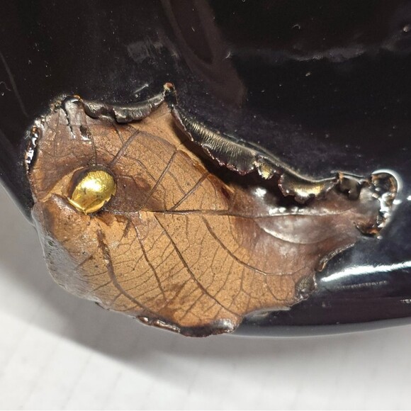 Fired Fantasies Pottery Giraffe Hand Crafted Trinket Dish Vanity Bowl - Picture 5 of 8